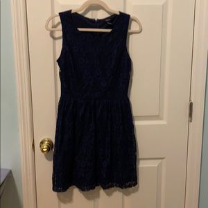 Navy Lace Dress